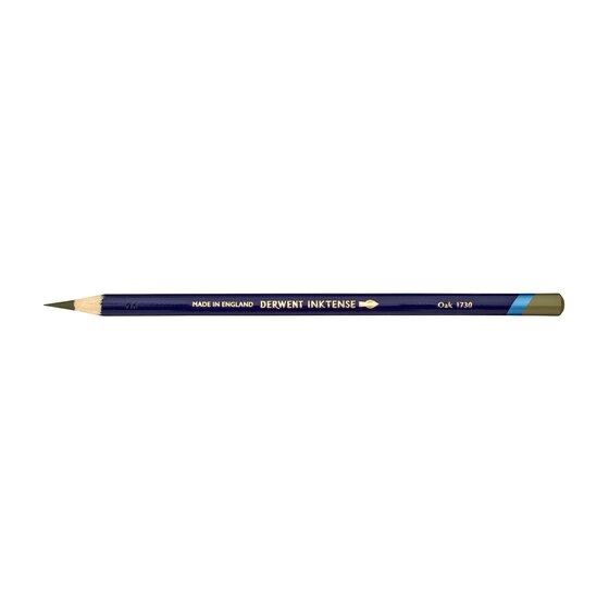 Derwent Inktense Pencil – Oak (1730) | Water-Soluble Art Pencil for Paper, Fabric & Wood
