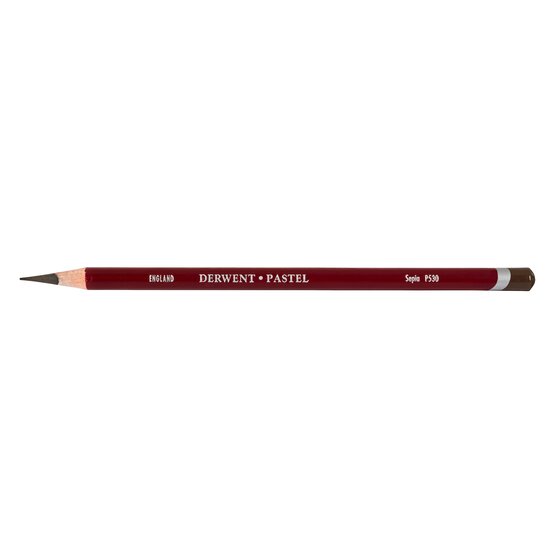 Derwent Pastel Pencil – Sepia (P530) | Soft Pastel Colour in a Pencil