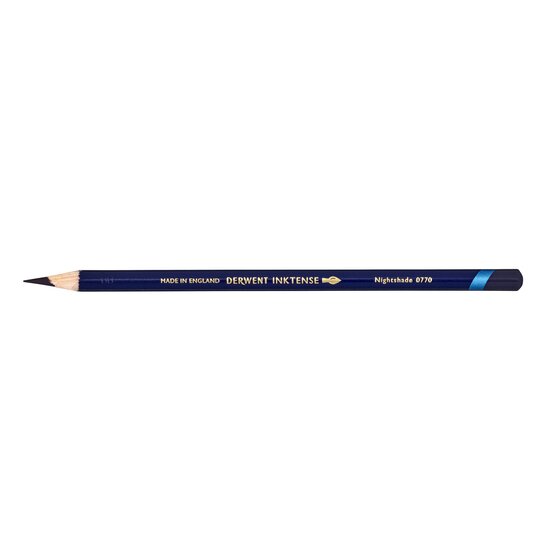 Derwent Inktense Pencil – Nightshade | Water-Soluble Art Pencil for Paper, Fabric, Wood & Ceramic