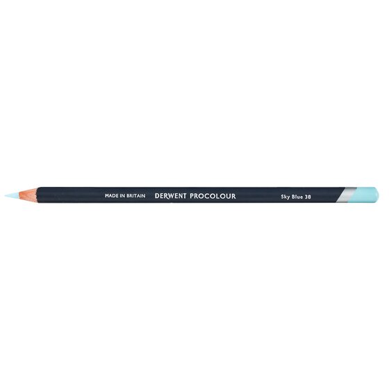 Derwent Procolour Pencil – Sky Blue 38 | Coloured Drawing & Sketching