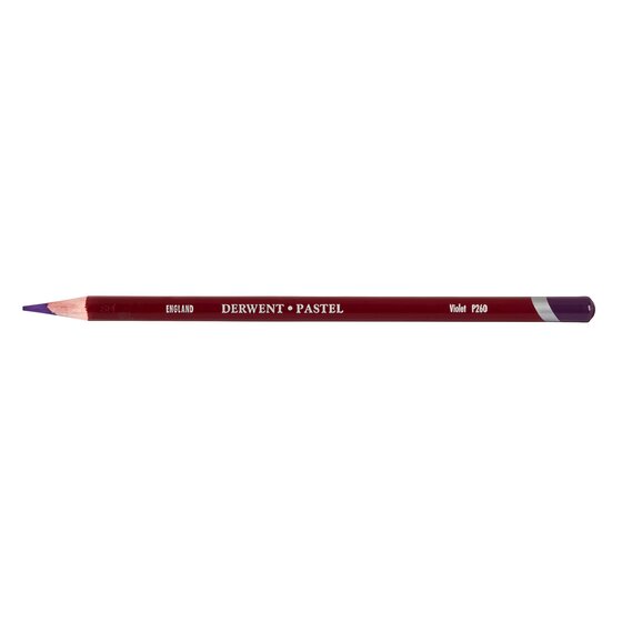 Derwent Pastel Pencil – Violet (P260) | Soft-Pigment Colour-Grade Drawing Pencil