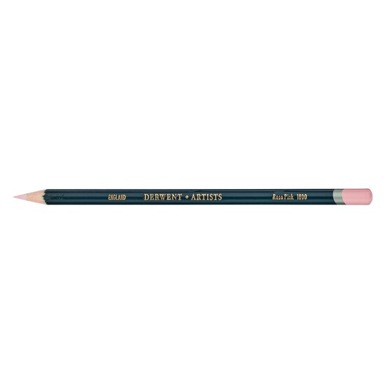 Derwent Artists Pencil – Rose Pink 1800 (Round Barrel, Colour Grade)