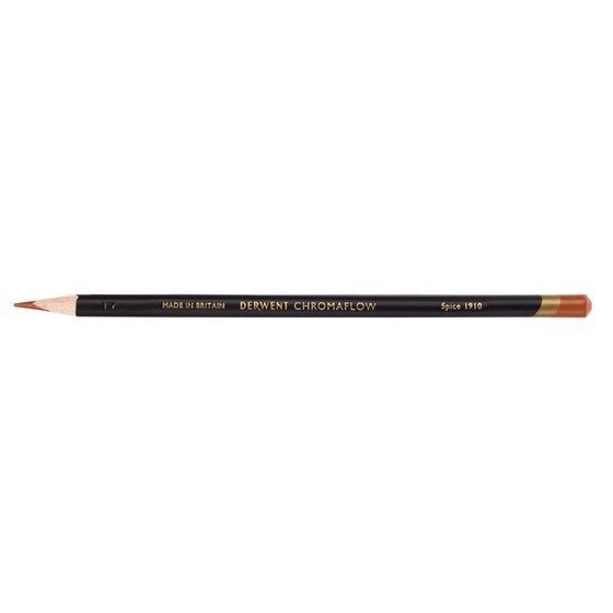 Derwent Chromaflow Pencil – Spice | Bold, Blendable Colour for Art & Craft