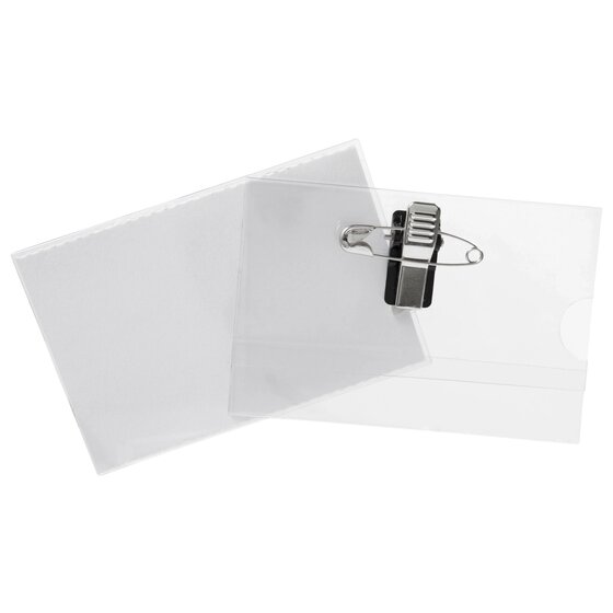 Rexel Recycled Convention Card Holder with Pin – Box of 50