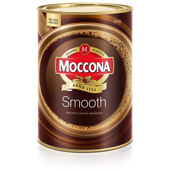 Moccona Smooth Instant Coffee Can 500g | Mild Rounded Flavour | 100% Coffee Beans | AU Stock