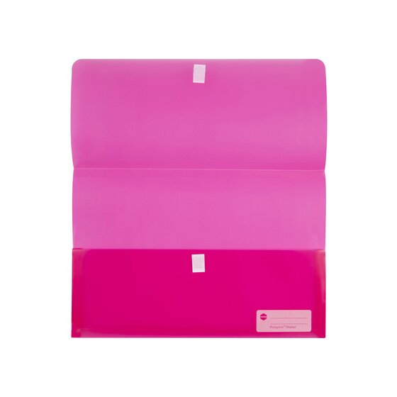 Marbig Polypick Foolscap Document Wallet – Pink