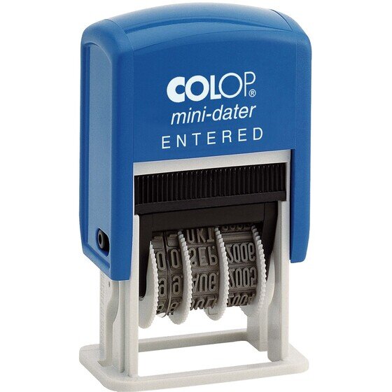 COLOP S160/L5 Mini Dater 4mm Entered Self-Inking Stamp
