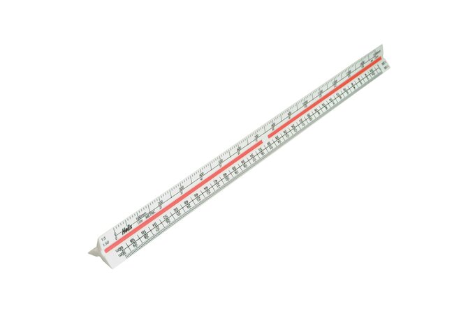 Helix Scale Triangular Ruler HELIX SCALE RULE TRIANGULAR 30CM | RULERS / TAPE MEASURES | ACCO Partner