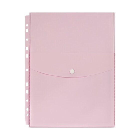 MARBIG Binder Wallet A4 Top Open – Pastel Pink