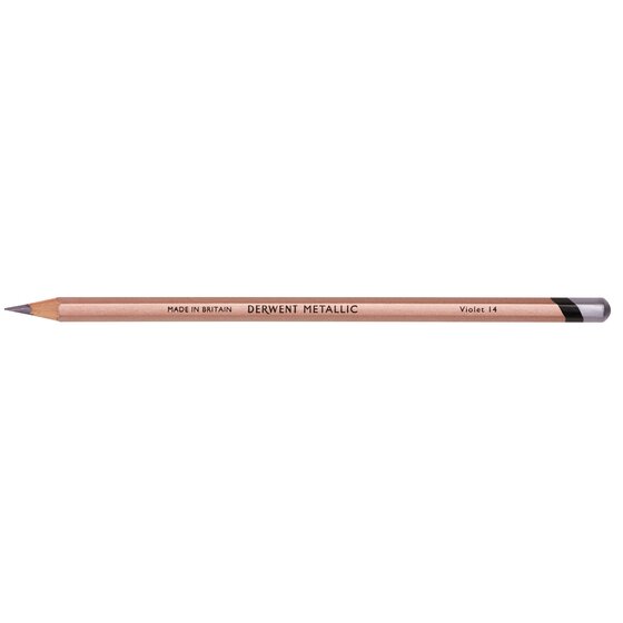 Derwent Metallic Pencil – Purple | Rich Shimmer for Dark Backgrounds