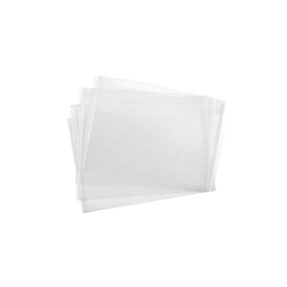 Marbig A4 Clear Document Wallet – Pack of 4, Flat Design for Daily Use