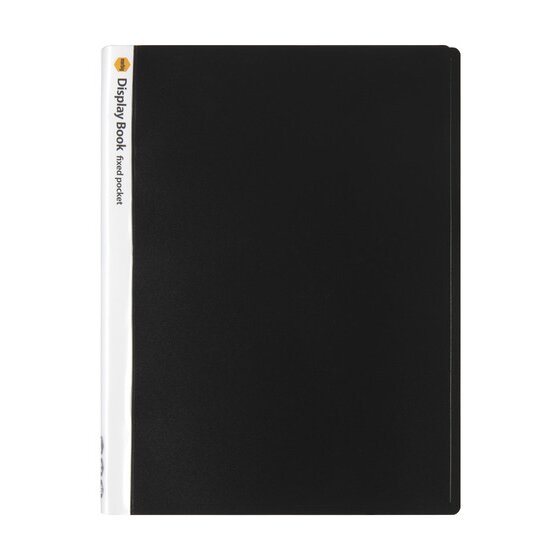 Marbig A4 Non-Refillable Display Book – 40 Pockets, Black