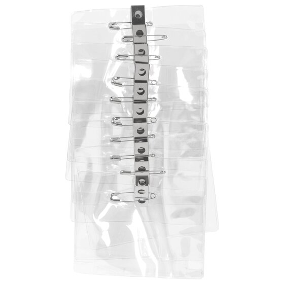 Rexel ID Card Holder with Pin & Clip – 113 x 84mm – 10 Pack