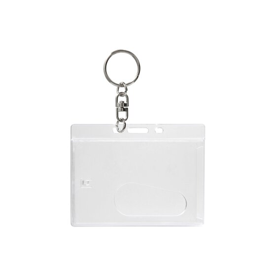 Rexel ID Fuel Rigid Card Holder with Key Ring – 10 Pack