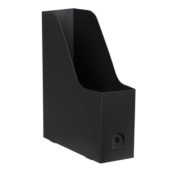 Marbig Magazine Holder – Polypropylene, Black, Pack of 2
