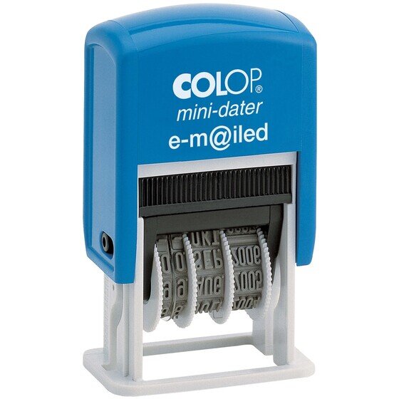 COLOP S160/L4 Mini Dater 4mm Emailed Self-Inking Stamp