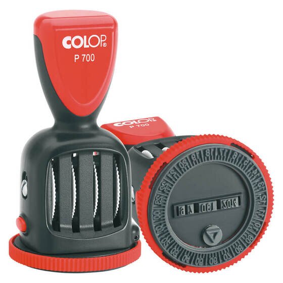 COLOP P700/12 Hour Date & Time Self-Inking Stamp – 50mm Imprint