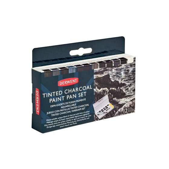 Derwent Professional Paint Pan Set – Tinted Charcoal