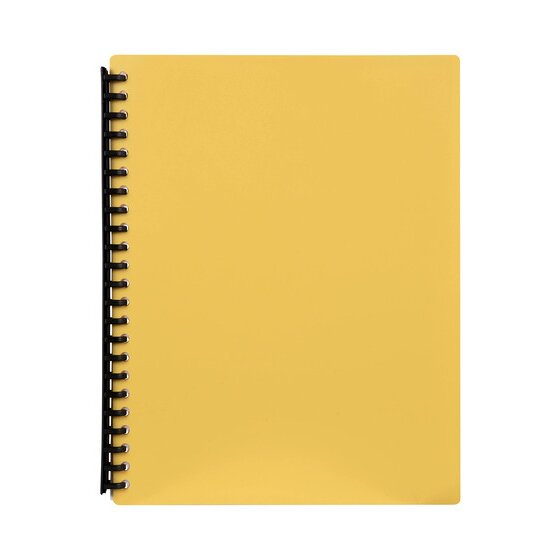 Marbig A4 Refillable Display Book – 40 Pockets – Yellow