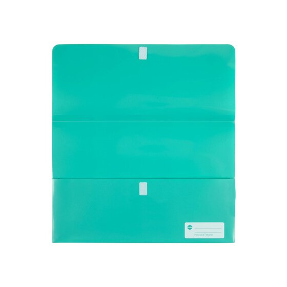 MARBIG POLYPICK FOOLSCAP DOCUMENT WALLET TEAL
