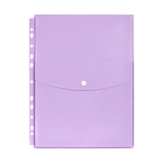 MARBIG Binder Wallet A4 Top Open – Pastel Purple