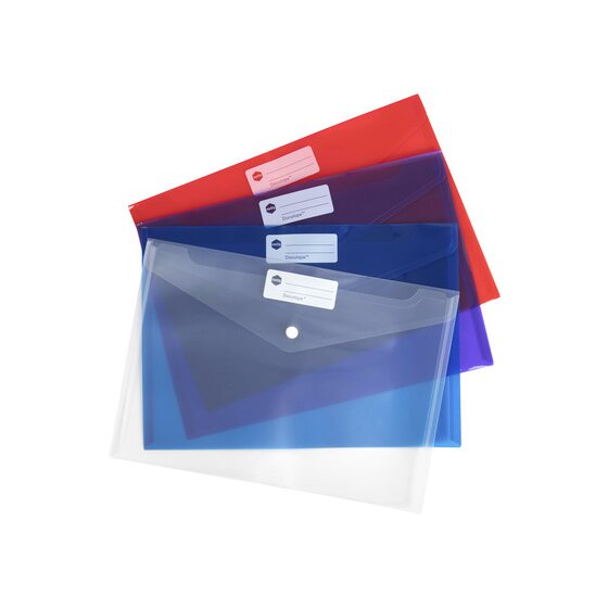 Marbig Doculope A4 Document Wallet – Assorted Colours