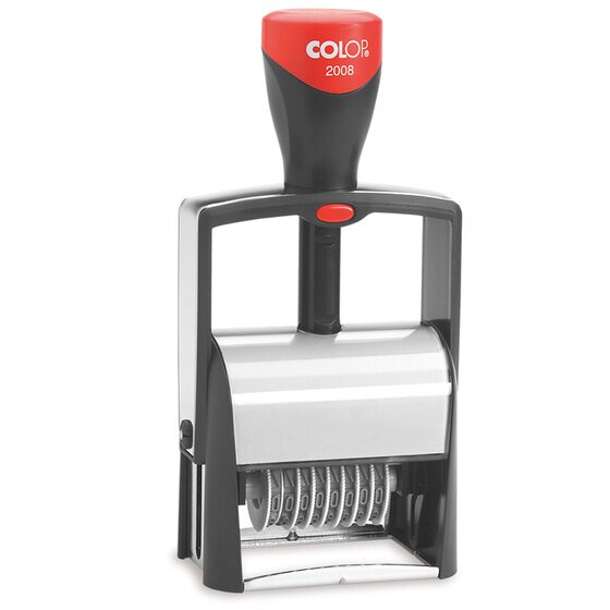 COLOP S2008 8 Band Numberer Stamp – 5mm Black Ink