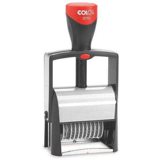 COLOP S2010 10 Band Numberer Stamp – 5mm Black Ink