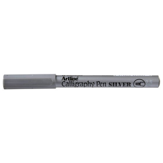 ARTLINE 993 CALLIGRAPHY MARKER METALLIC 2.5MM SILVER