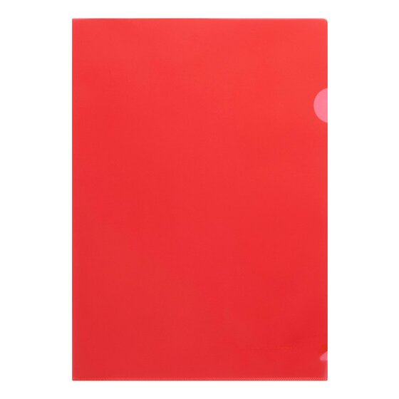 Marbig A4 Letter File – Red | Top & Side Opening | Office Filing