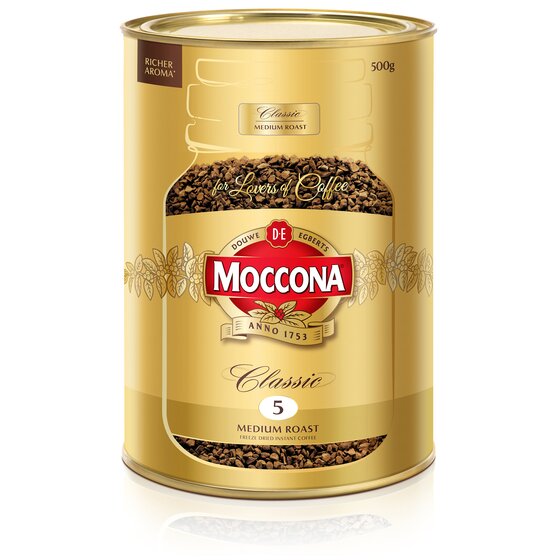 Moccona Classic Medium Instant Coffee 500g Can – Quick Cup for the Tea Room