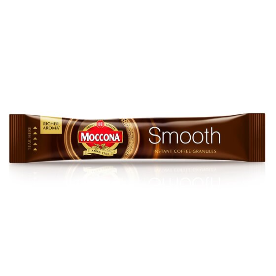 Moccona Smooth Coffee Sticks 1.7g – Box of 1000 | Lightly Roasted Mild Instant Blend