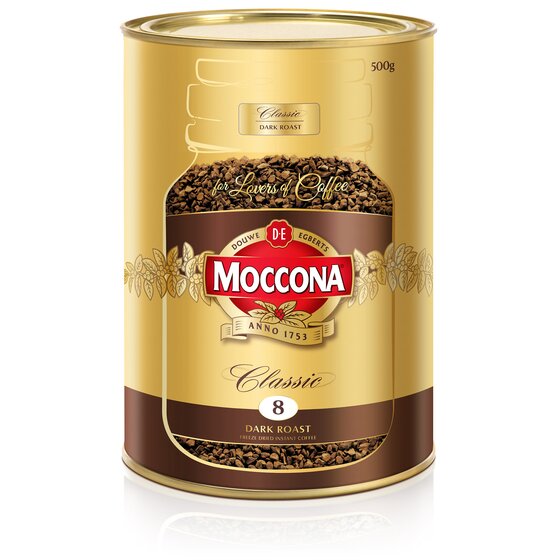 Moccona Classic Dark Instant Coffee Can 500g | Rich Full-Flavour | AU Stock