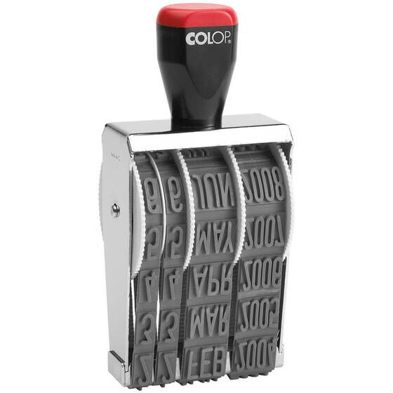 COLOP Line Dater 18000 – 18mm Rubber Stamp (Non-Self-Inking)