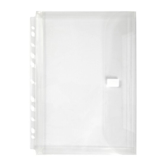 Marbig Binder Expanding Wallet – A4 Clear Polypropylene for Document Storage