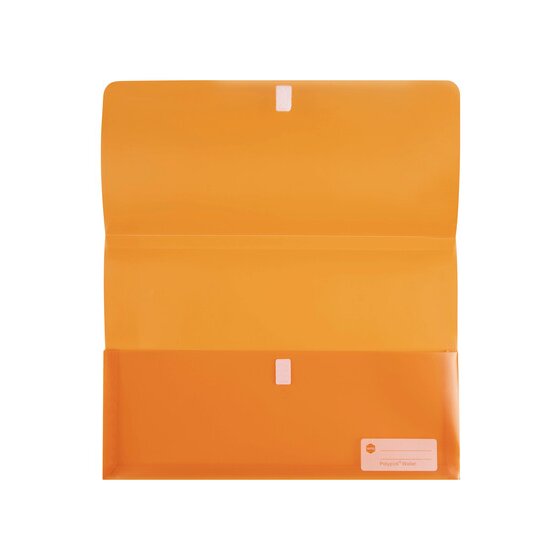 Marbig Polypick Foolscap Document Wallet – Orange