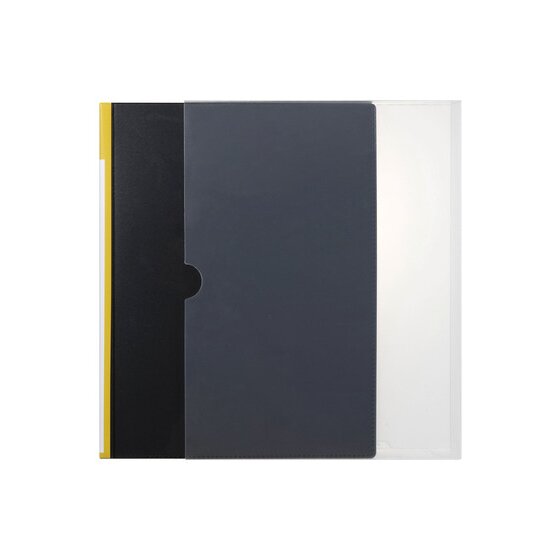 Marbig Clearview A4 Fixed Pocket Display Book | 100 Pockets | Black
