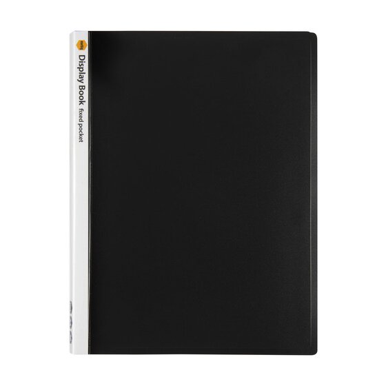 Marbig A4 Non-Refillable Display Book – 20 Pockets, Black