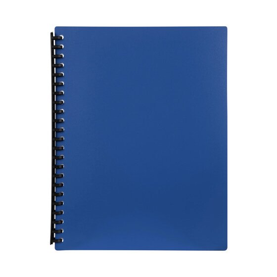 Marbig A4 Refillable Display Book – 40 Pockets, Blue