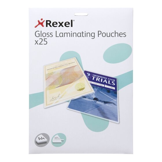 Rexel Laminating Pouch A4 75 Micron – Pack of 25