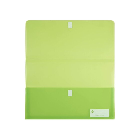 Marbig Polypick Foolscap Document Wallet – Lime