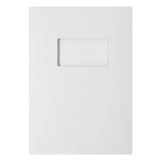 Marbig Professional Presentation Folders – A4 Gloss Window, White (Pack of 10)