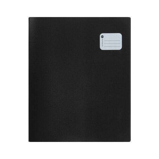 Marbig A4 Professional Refillable Display Book – 20 Pockets, Black