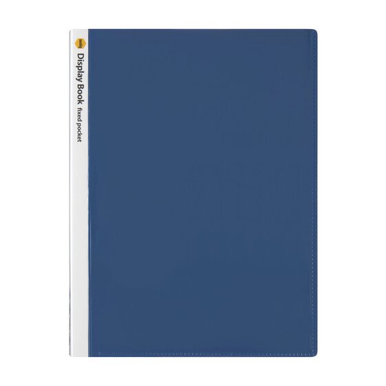 Marbig Clearview A4 Display Book – 40 Pages, Blue, Non-Refillable