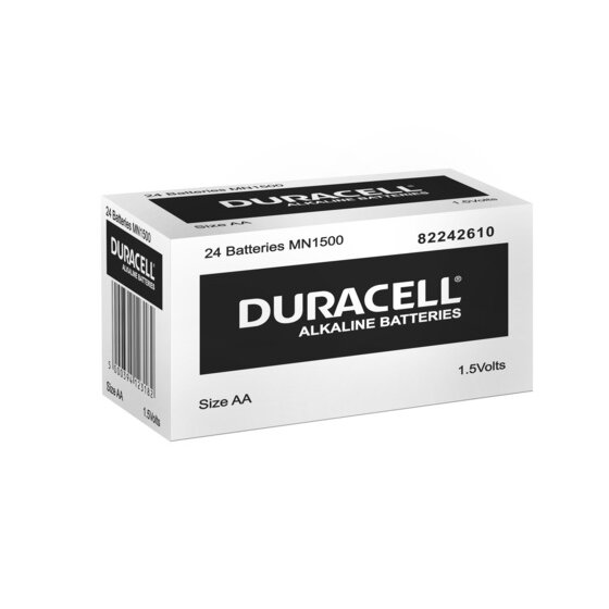 Duracell Coppertop AA Alkaline Batteries – Pack of 24