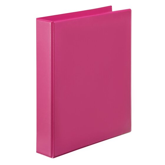 Marbig Clearview Insert Binder – A4, 25mm, 2-Ring, Pink