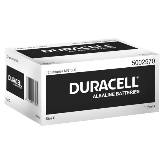 Duracell Coppertop Size D Batteries – Pack of 12