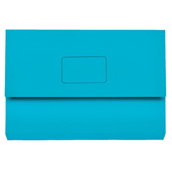 Marbig Slimpick Foolscap Document Wallet – Blue