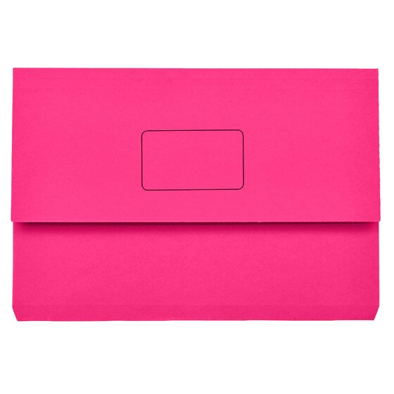 Marbig Slimpick Foolscap Document Wallet – Pink
