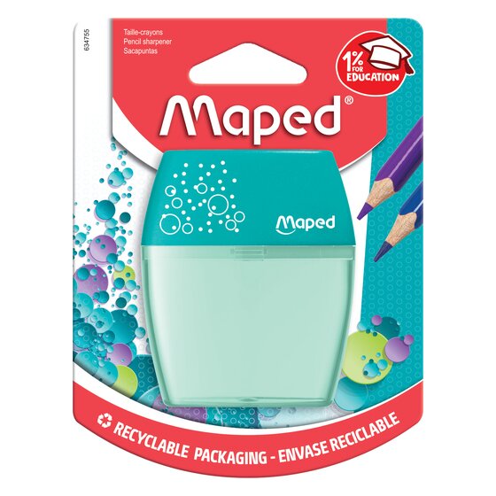 Maped Shaker Sharpener – 2 Hole Pencil Sharpener